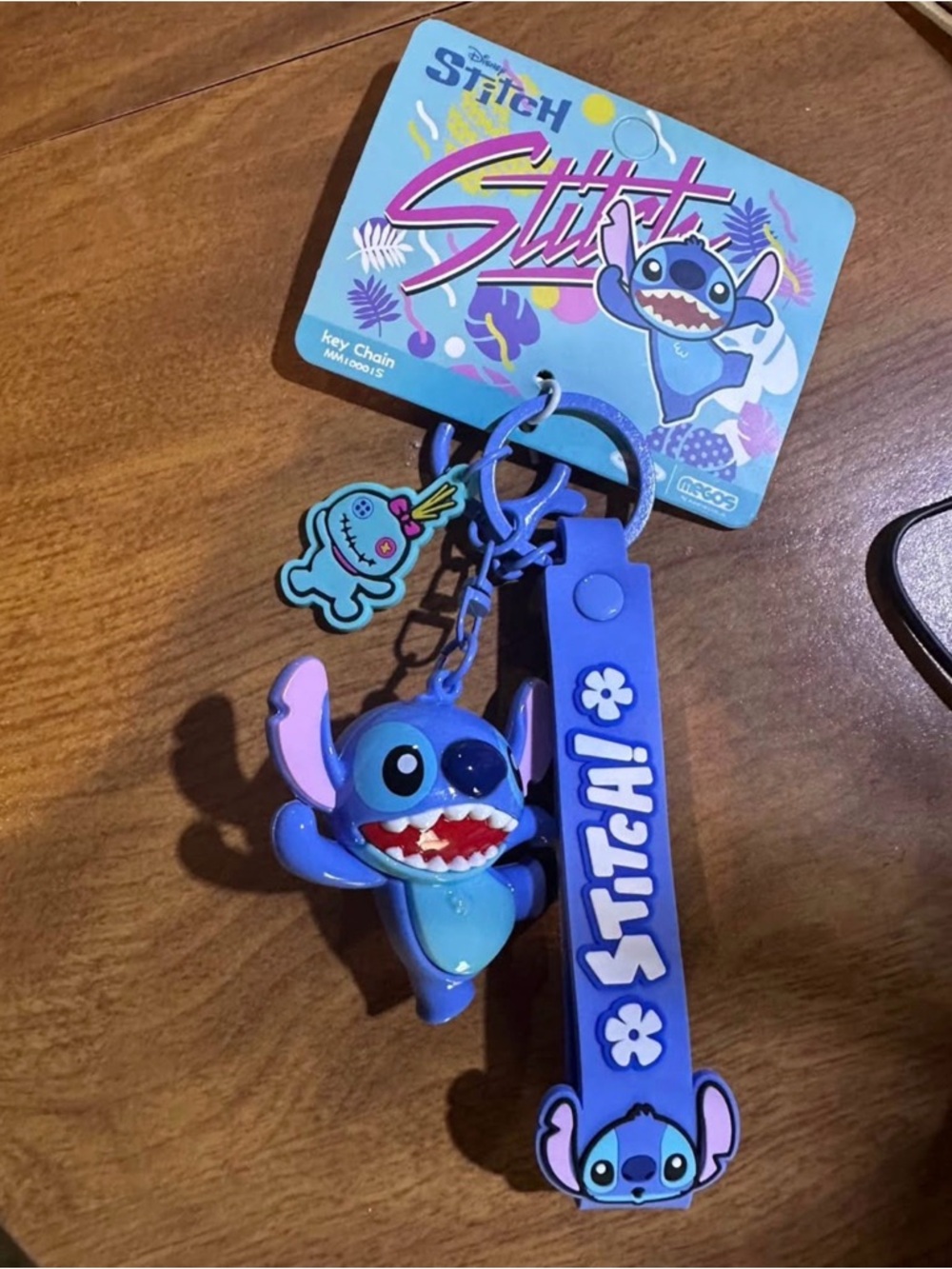 Disney Stitch Blue Keychain (2)